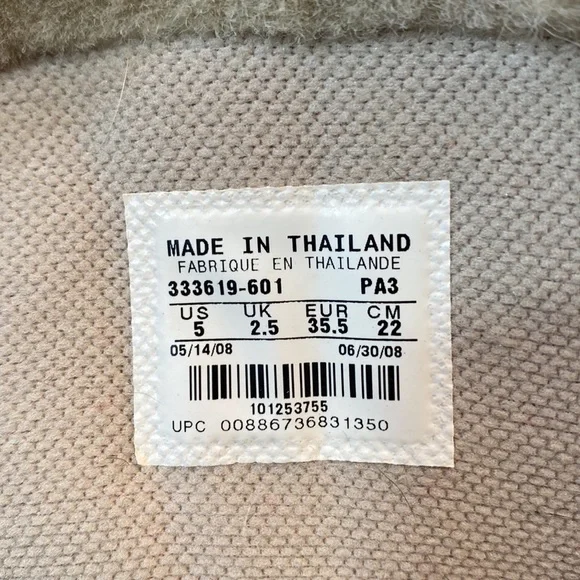 Nike Hi3 Plaid Winter Snow Boots, Size 5 - Picture 12 of 16